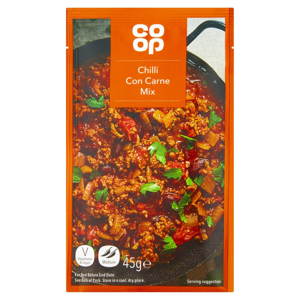 Co-Op Medium  Chilli Con Carne Mix 45g