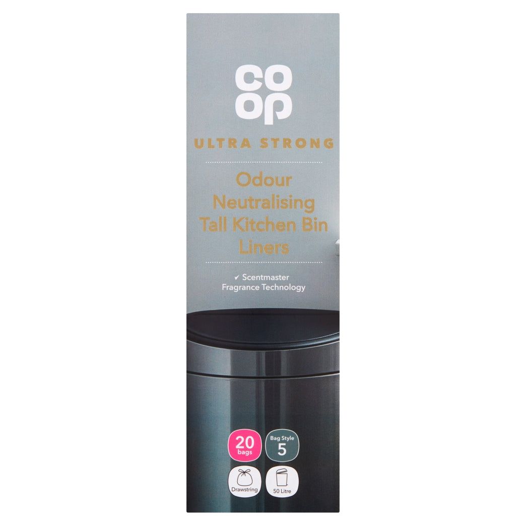 Co-Op Scent Tall Kitchen Bin Liners 20pk