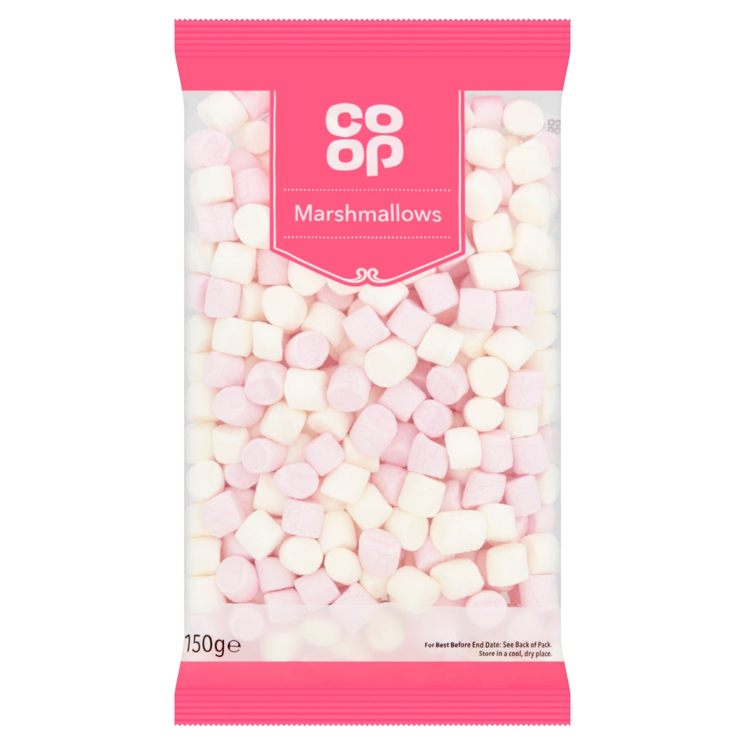 CO Pink & White Marshmellows 150g
