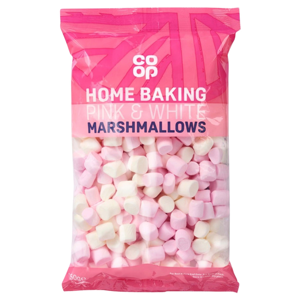CO Pink & White Marshmellows 150g