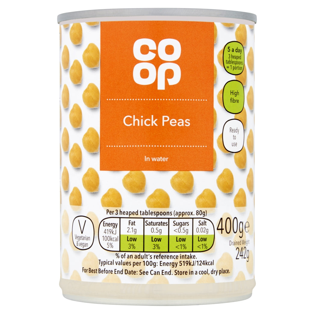 Co-Op Chick Peas 400g