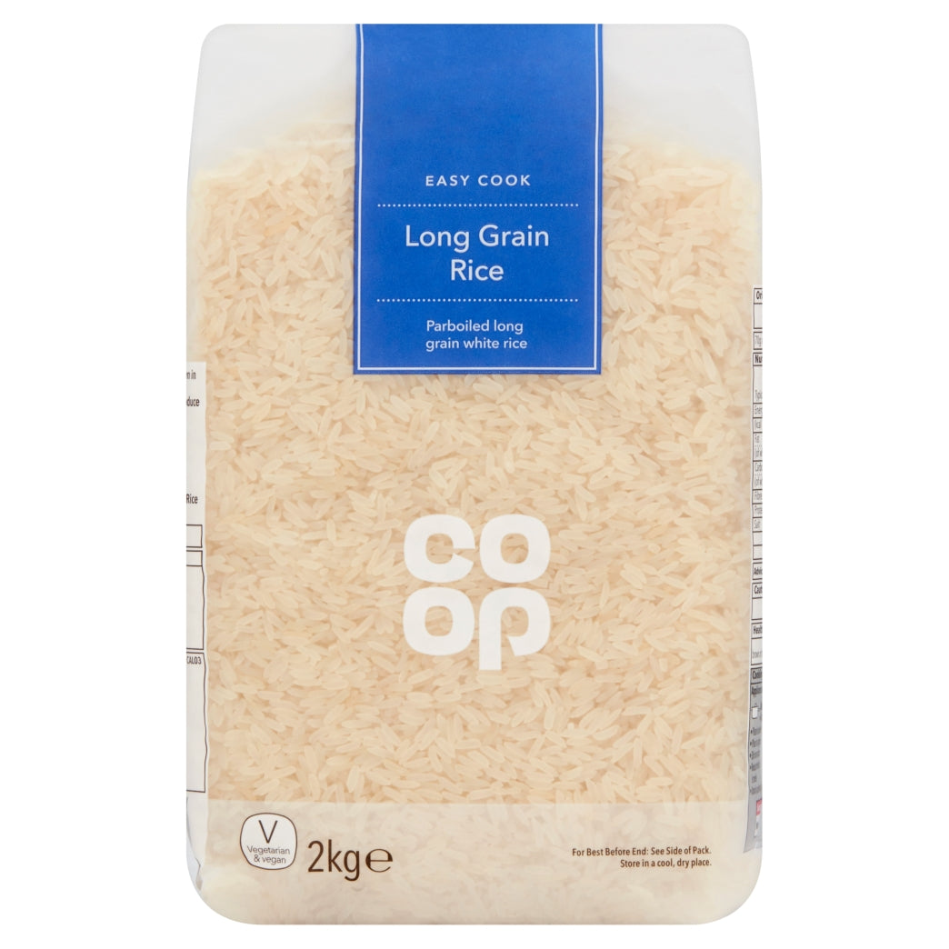 Co-Op Easy Cook Long Grain Rice 2kg