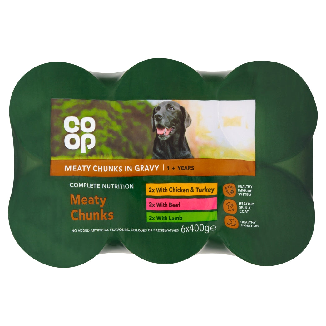 Co Op Mty Cnks In Gravy Multi 6x400g