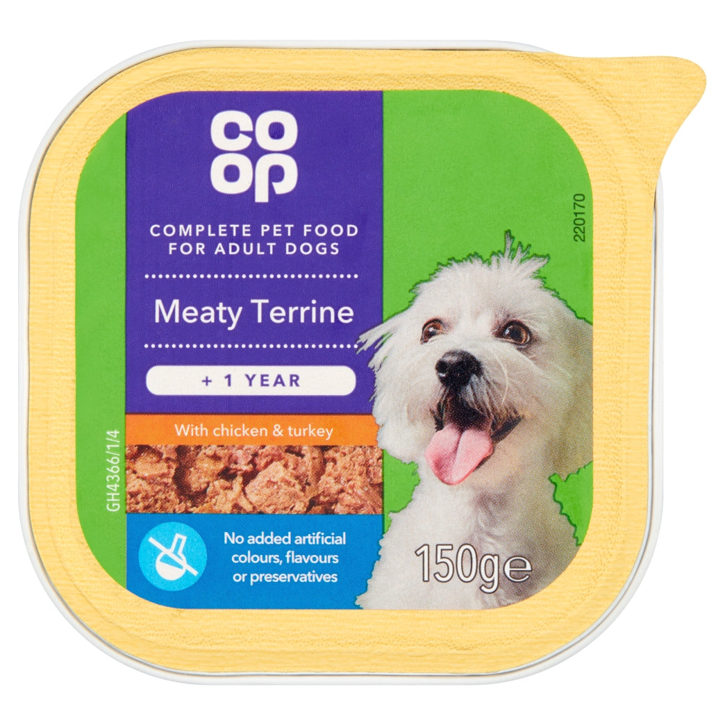 Co-Op Chicken & Turkey Dog Food 150g