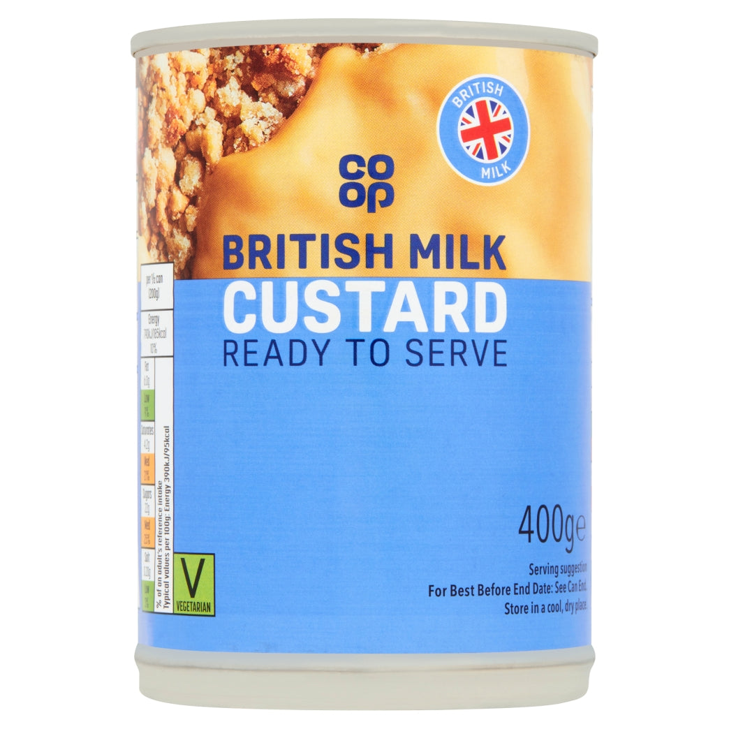 Co Op British Milk Custard RTS 400g