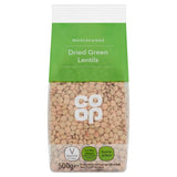 Co Op W'foods Dried Green Lentils 500g