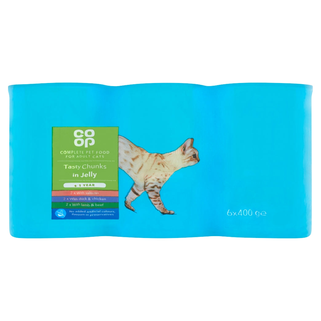 Co-Op Meat & Fish Cat Food 6x400g