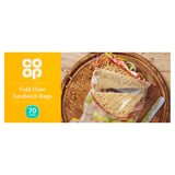 Co-Op Fold Over Sandwich Bags 70pk