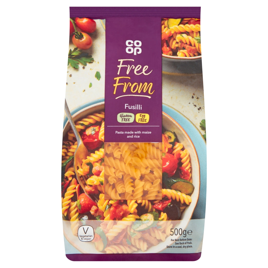 Co-Op Free From Fusilli 500g
