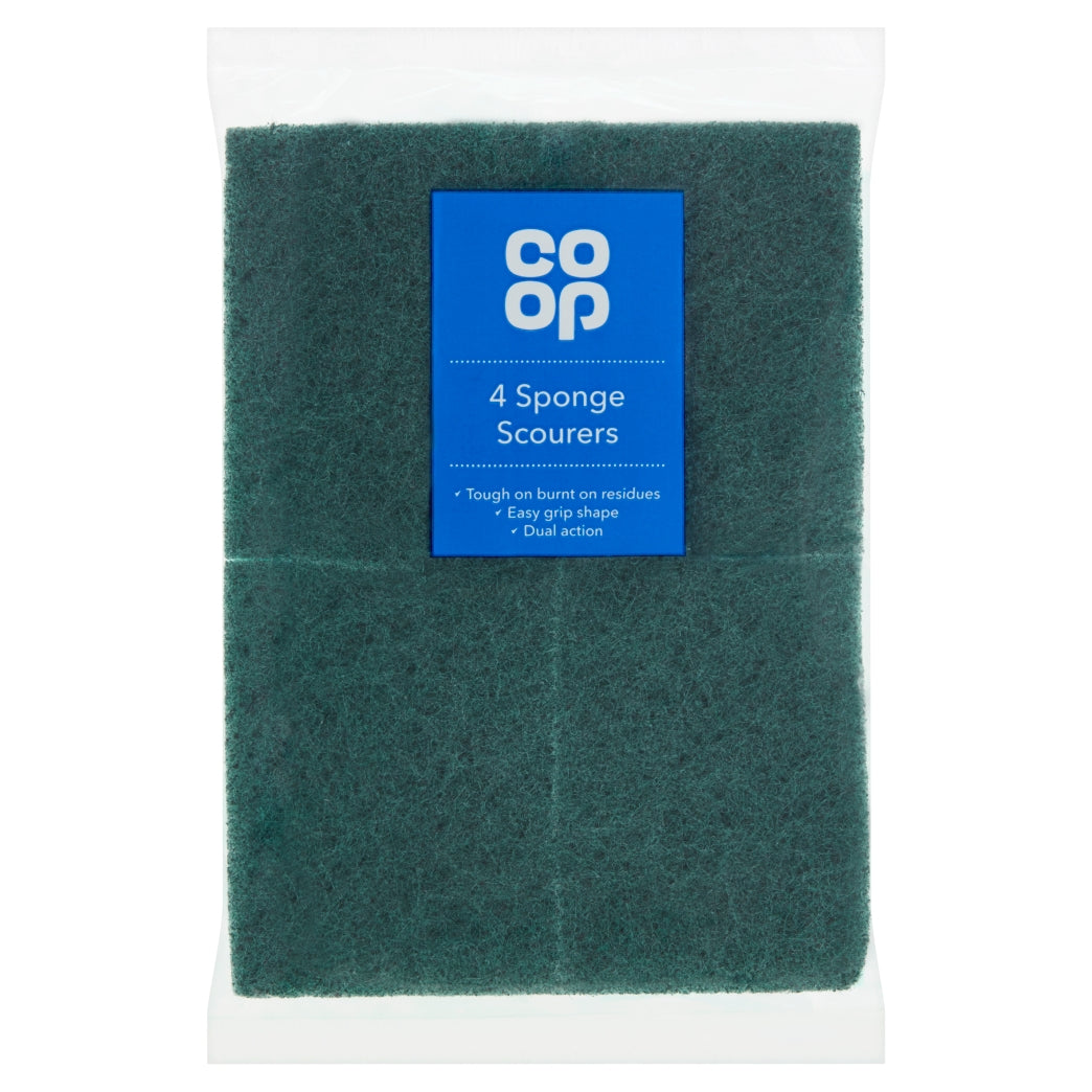 Co-Op Sponge Scourers 4s