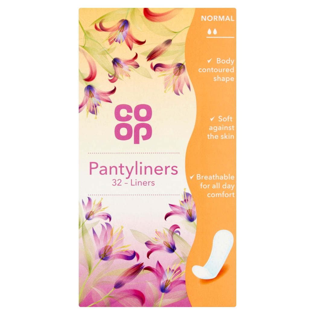 Co-Op Normal Pantyliners 32s