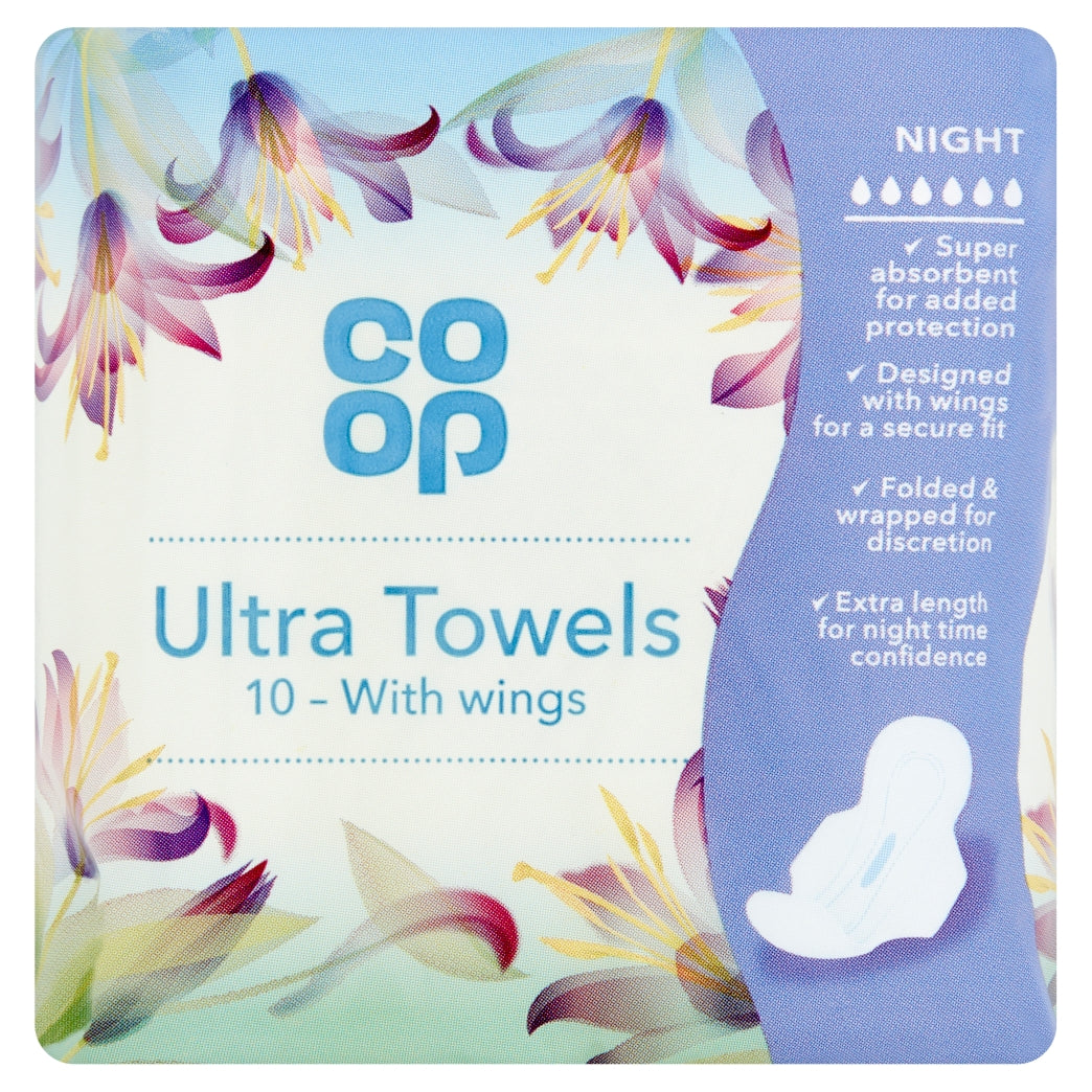 Ultra Pads Night with Wings 10s