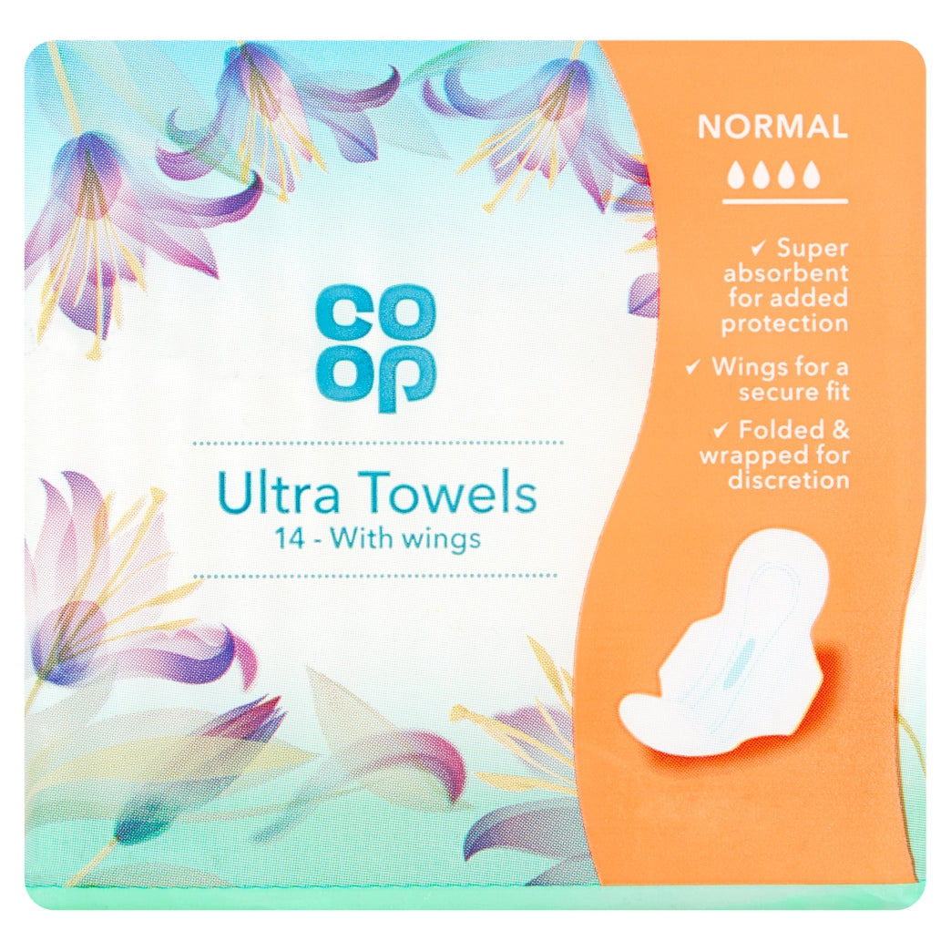 Co-Op Ultra Towels with Wings 14s