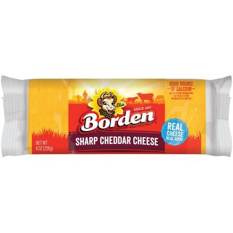 Borden Sharp Cheddar Cheese 8oz