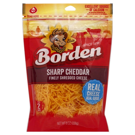 Borden Sharp Cheddar Cheese 8oz