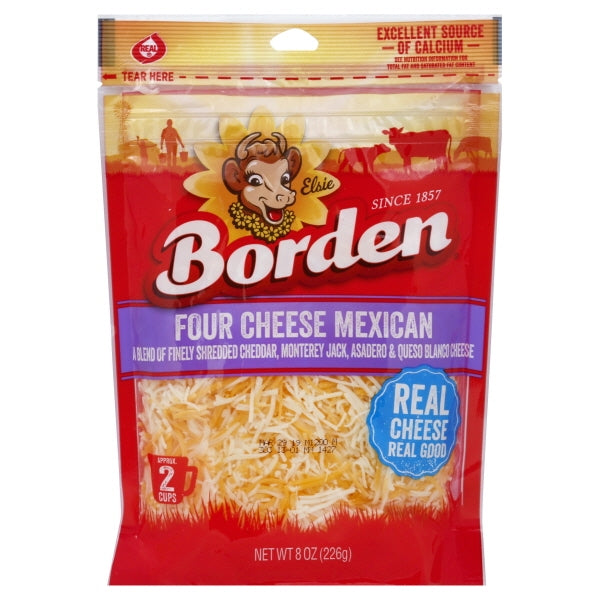 Borden Mexican 4 Cheeses 8oz