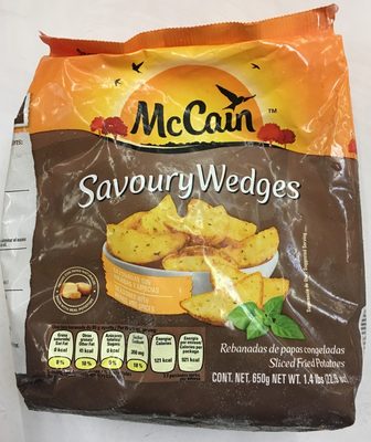 Mc Cain Savoury Wedges 650g