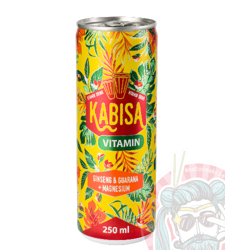 Kabisa Vitamin Ginseng & Guarana 250ml
