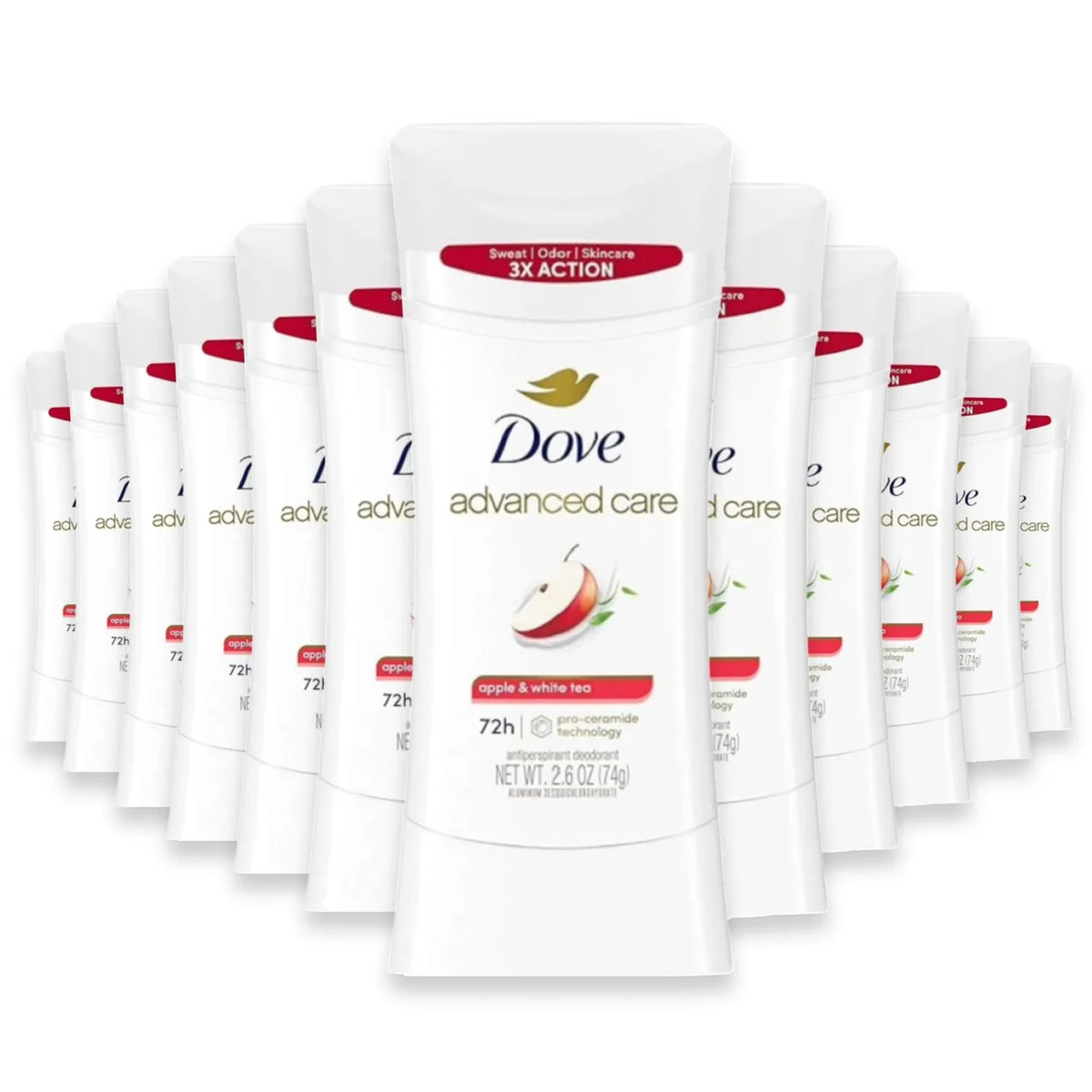 Dove Apple & White Tea D'dorant 2.6oz