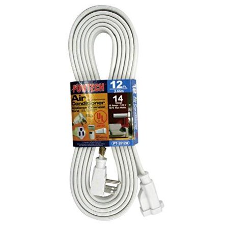 Pow. Air Conditioner Extension Cord 12ft