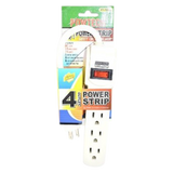 Powtech 4 Outlet Power Strip 1.5ft