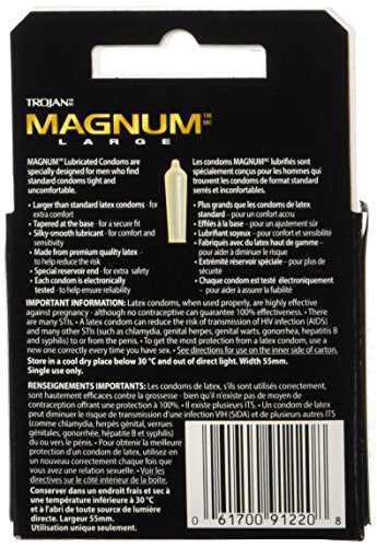 Trojan Magnum Condoms 3s