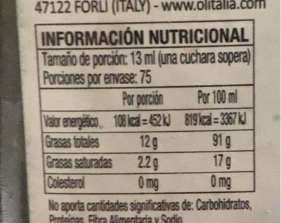 Olitalia Olive Oil 1L