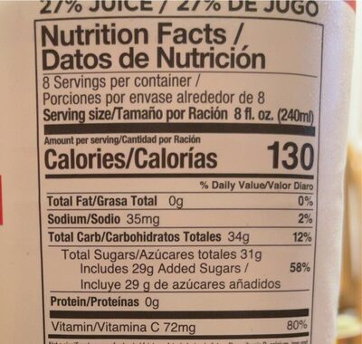 T Delight Cranberry Juice Cocktail 64oz