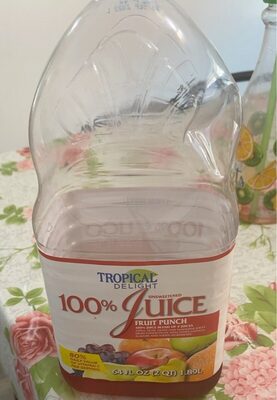 T Delight Unswt Juice Fruit Punch 64oz