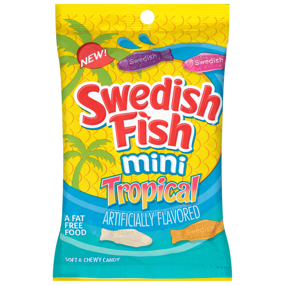 Sweedish Fish Mini Tropical Flavor 8oz