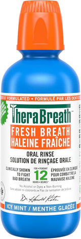 TheraBreath Oral Rinse Icy Mint 16oz