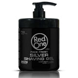 Red One Shaving Gel Silver 1000ml