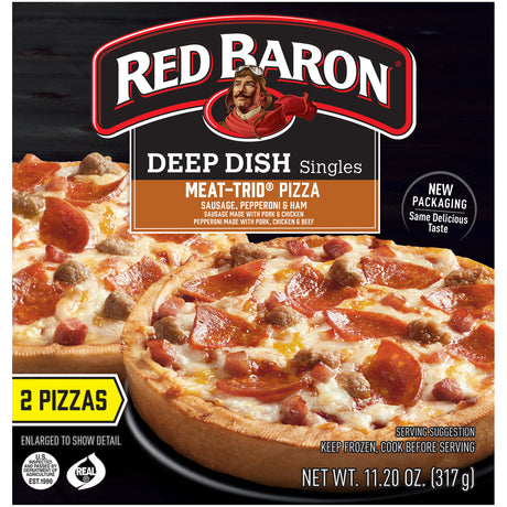 Red Baron Deep Dish Trio Pizza 11.2oz