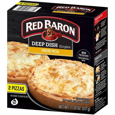 Red Baron Deep Dish CheesePizza  11.20oz