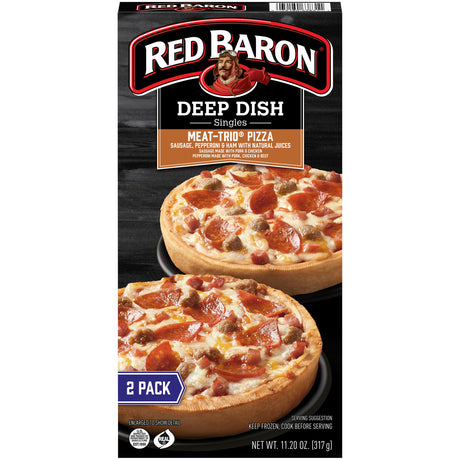 Red Baron Meat Trio Pizza Singles 11.20o