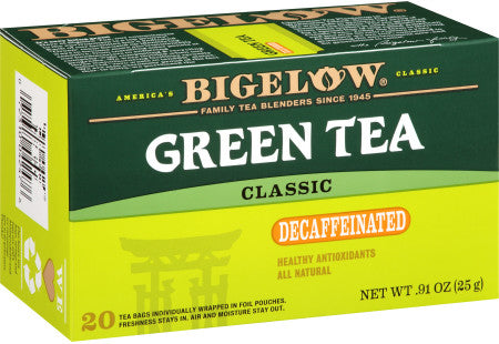 Beigelow Green Tea Decaffeinated  20's