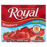 Royal Strawberry Sugar Free Gelatin 9g