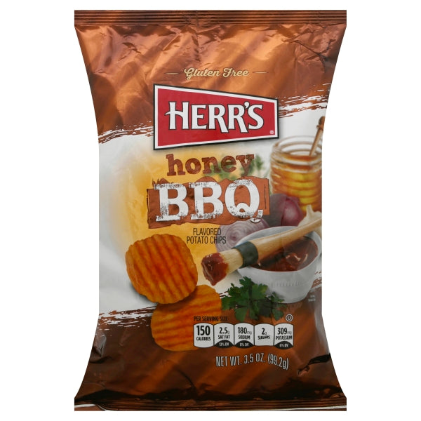 Herr's Honey BBQ Chips 3.5oz