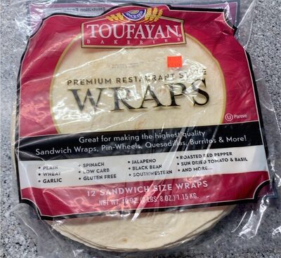 Toufayan Assorted Wraps 12s
