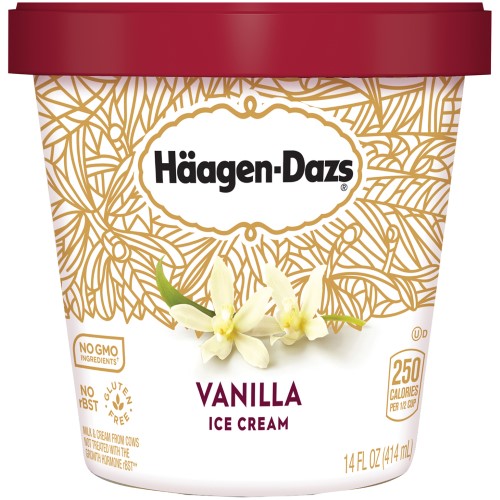 Haagen Dazs Vanilla Ice Cream 473ml