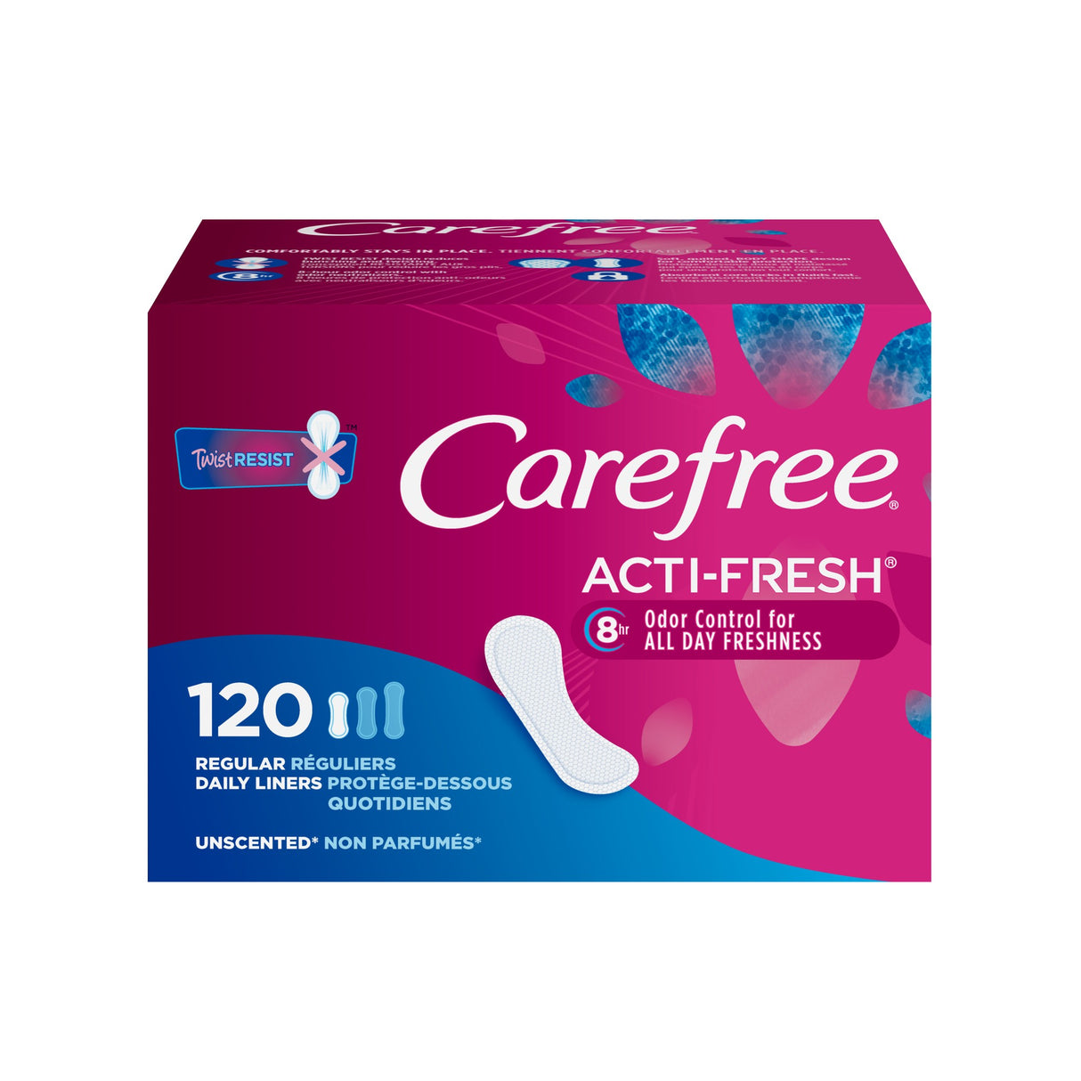 Carefree Uns Liner Body Shape 120s