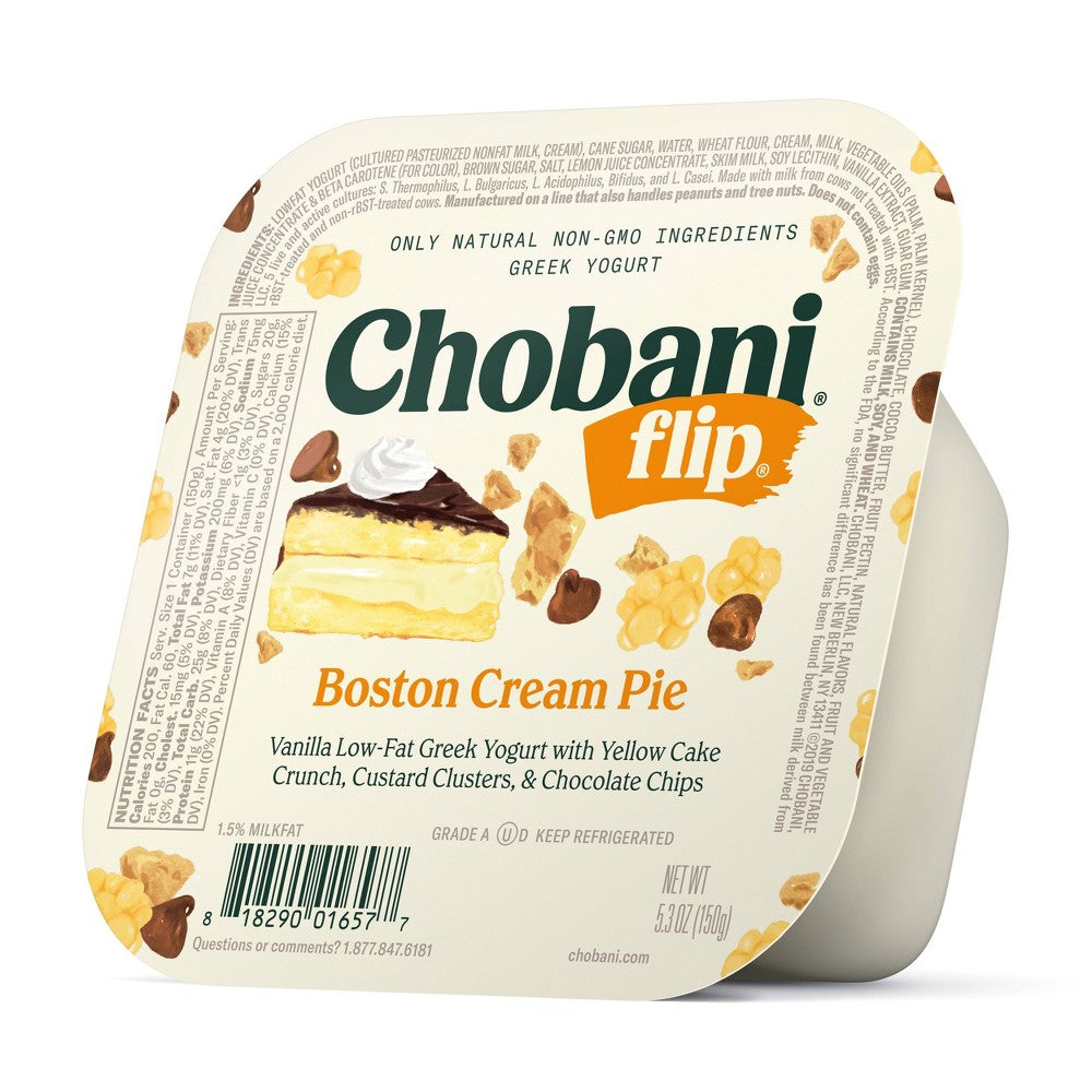Chobani Boston Cream Pie Yogurt 5.3oz