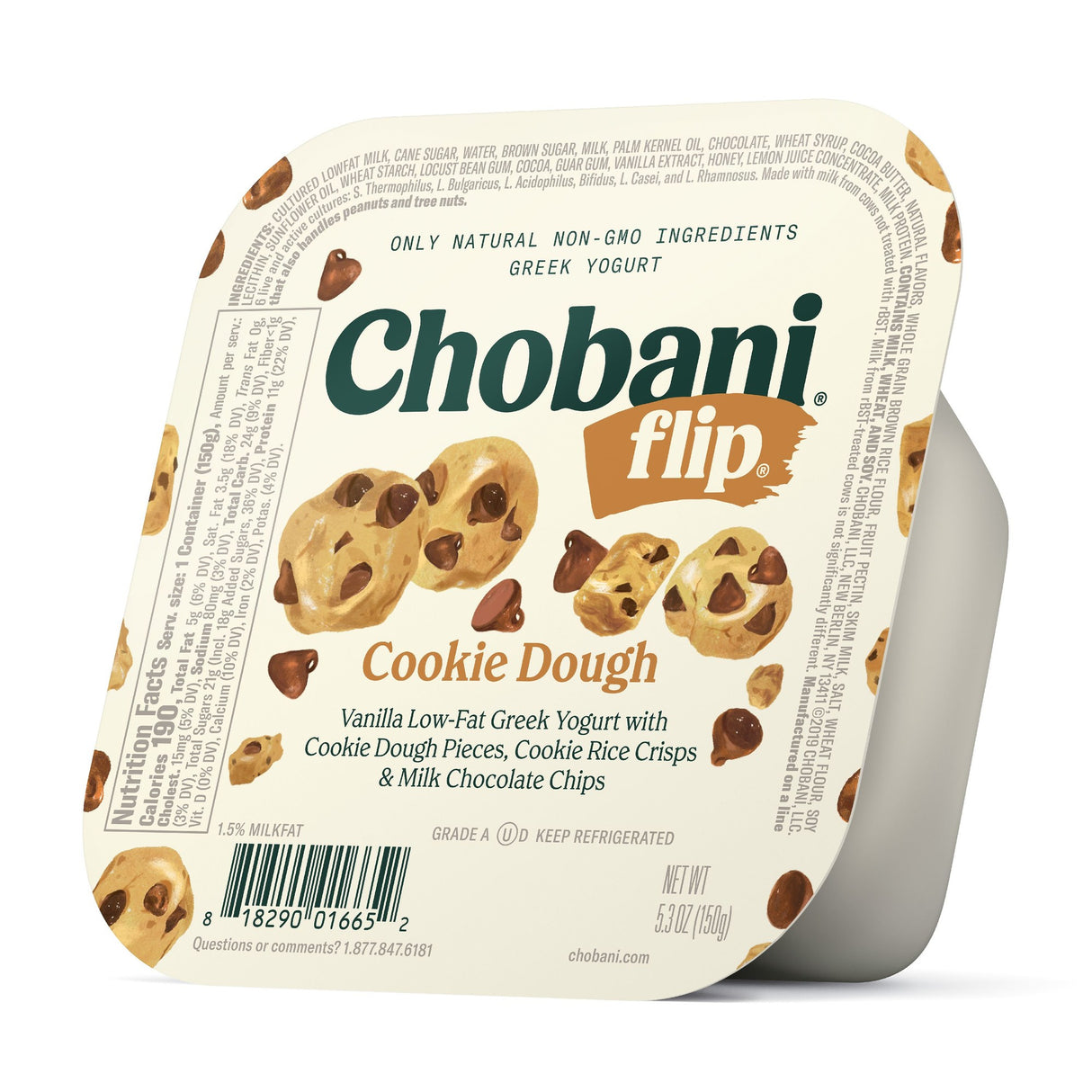 Chobani Flip Cookie Dough Yogurt 4.5oz