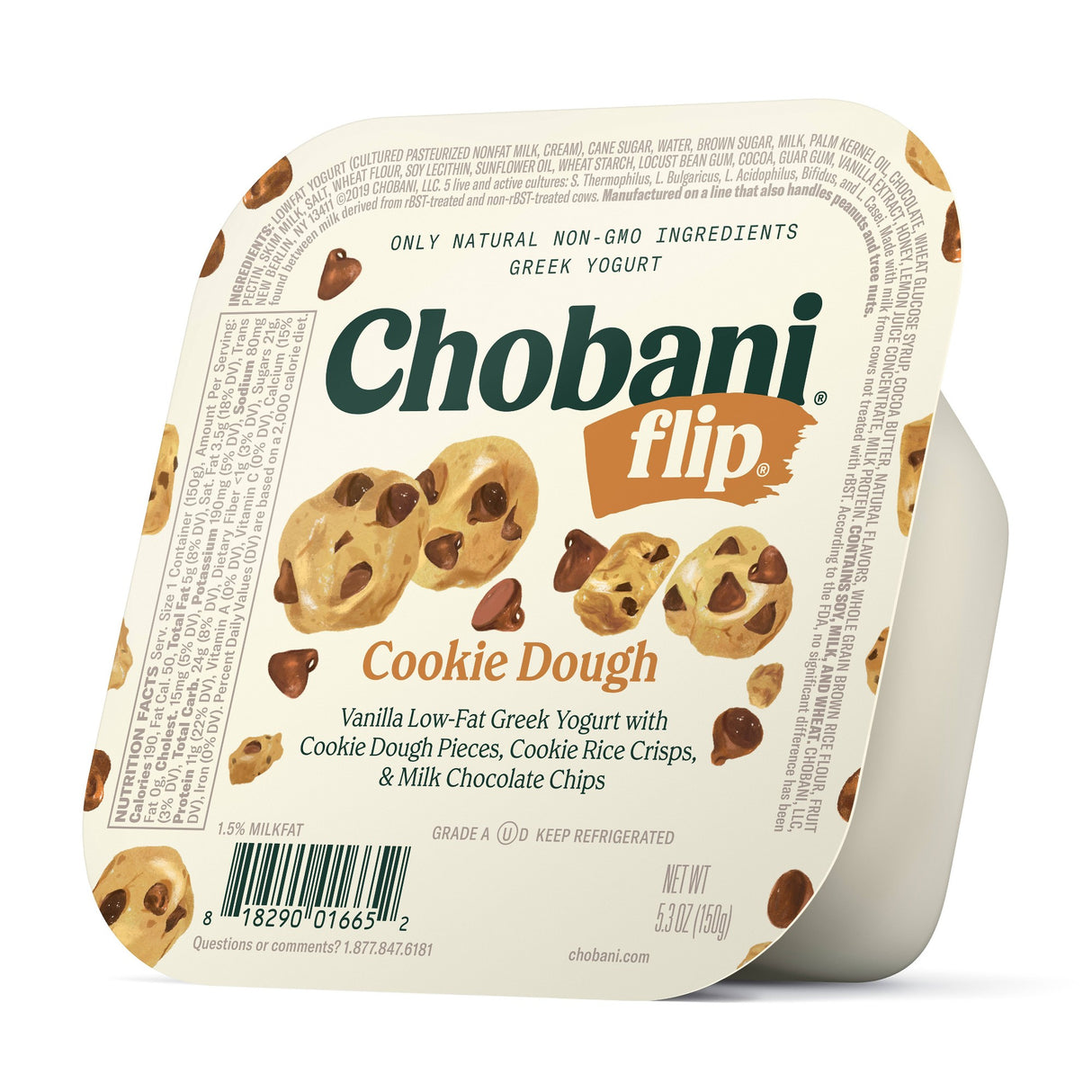 Chobani Flip Cookie Dough Yogurt 4.5oz