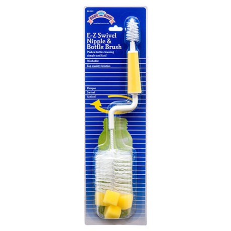 Bking Swivel Nipple & Bottle Brush