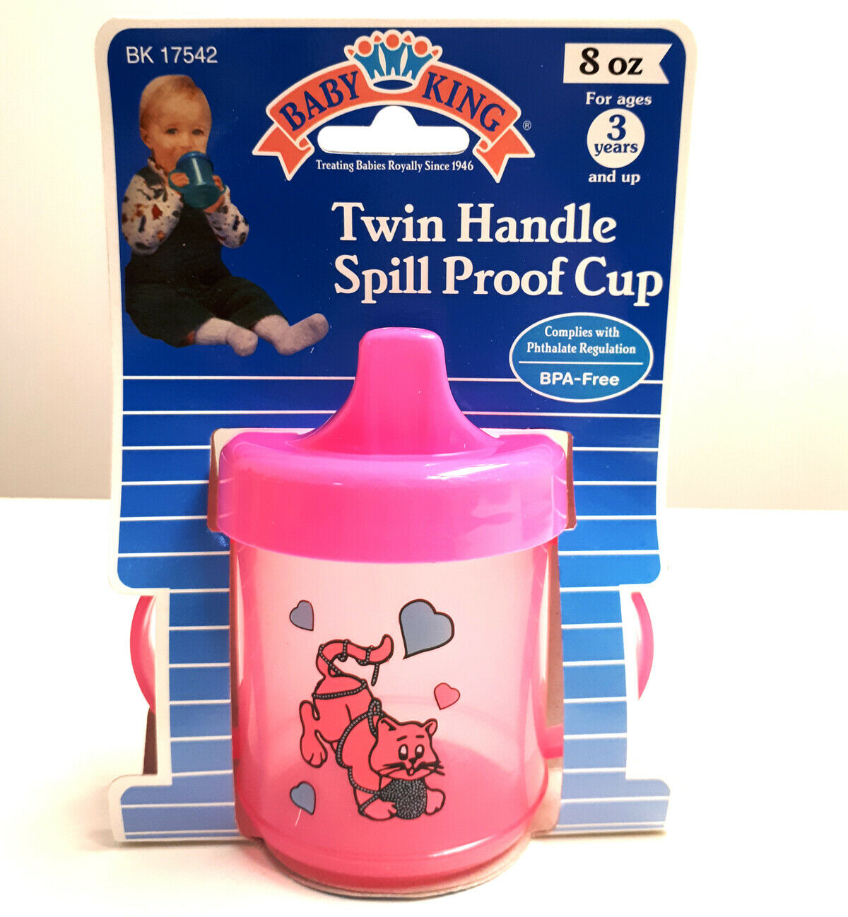 Baby King Twin Handle Spill Proof Cup