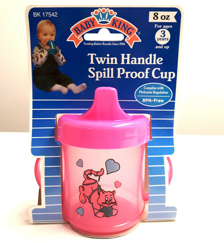 BKing Twin Handle Spill Proof Cup  8oz
