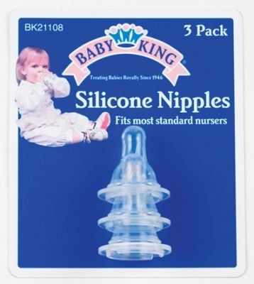 Baby King Silicone Nipples 4's
