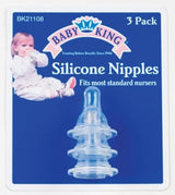 Baby King Silicone Nipples 4's