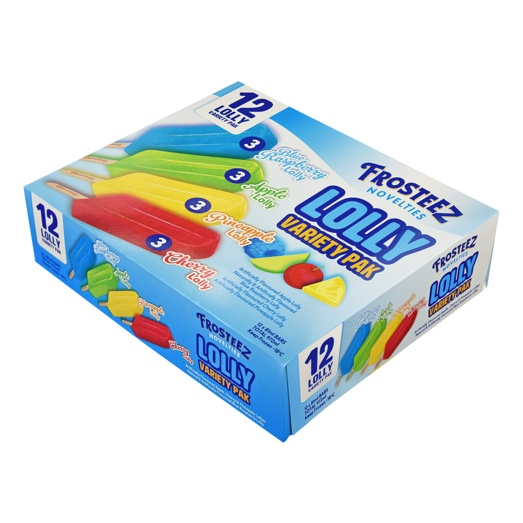 Frosteez Lolly Variety Pak 12pk